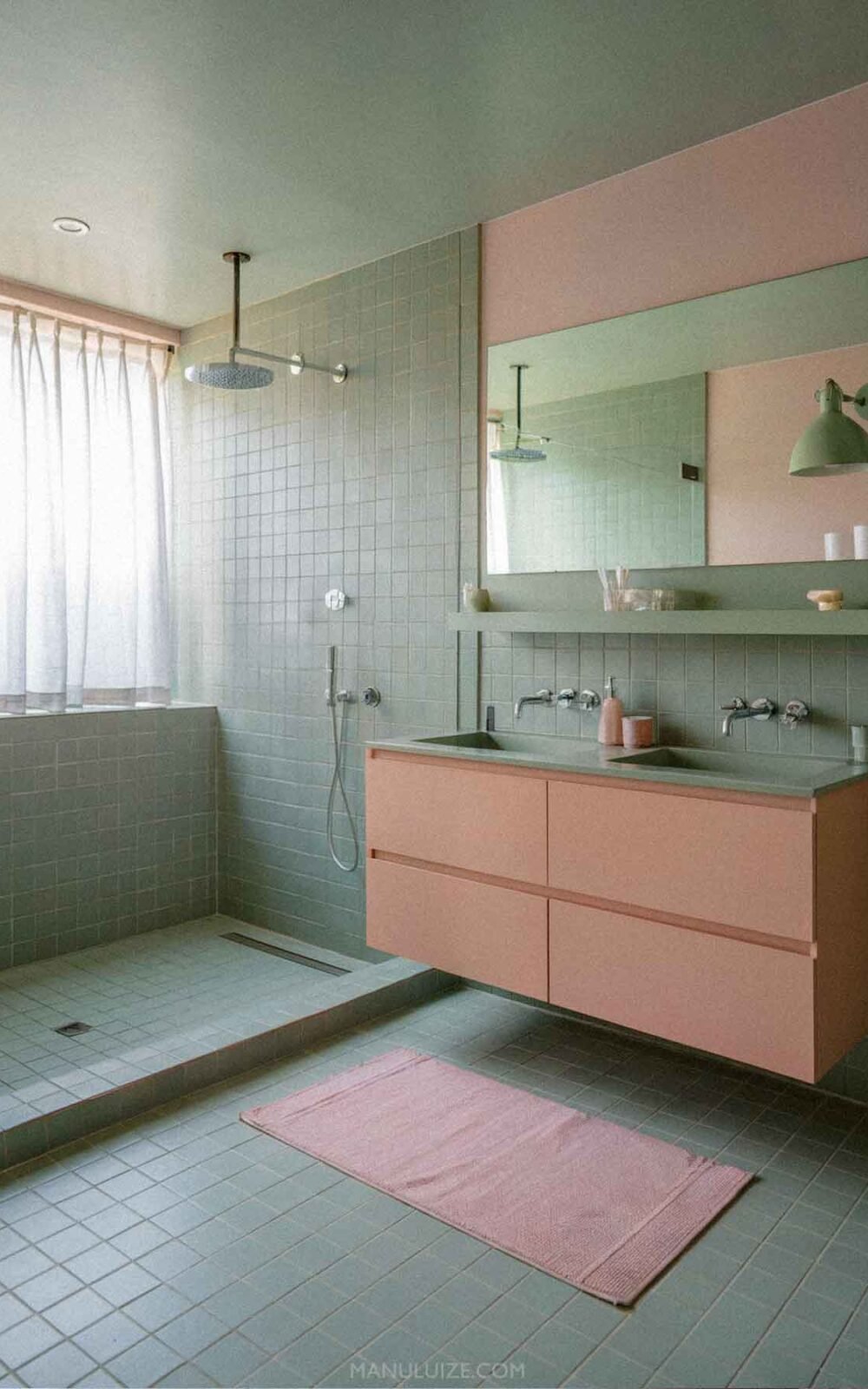 Sage green and pink design Sage green and pink design