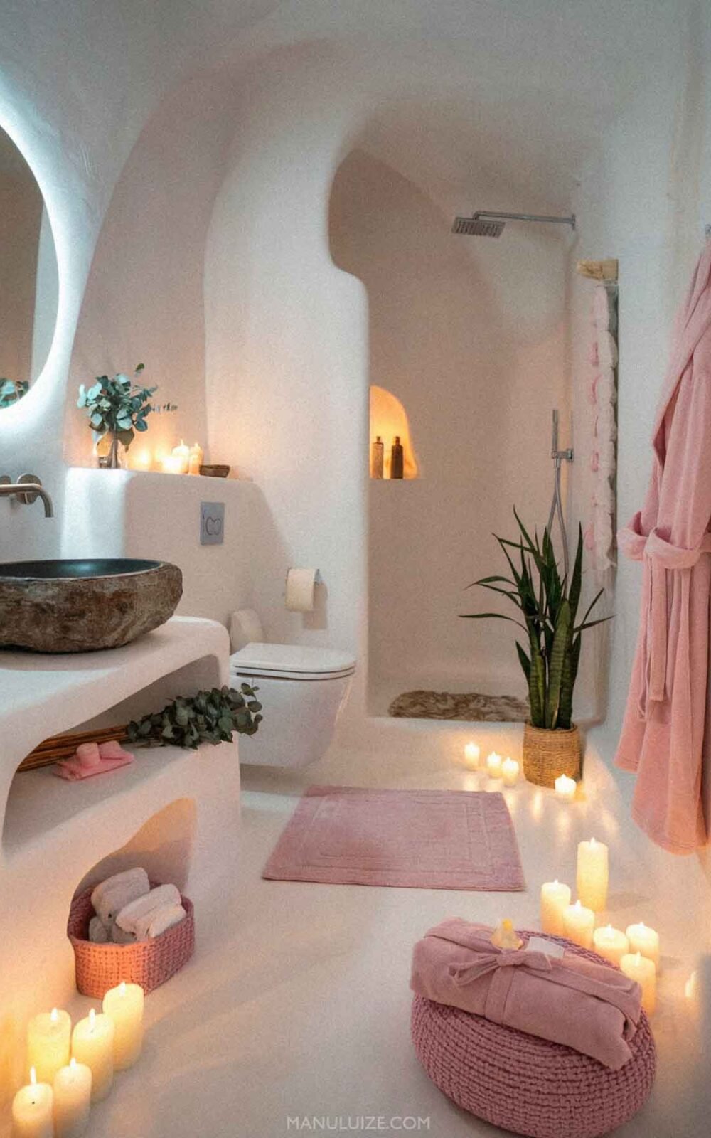 spa pink bathroom details spa pink bathroom details