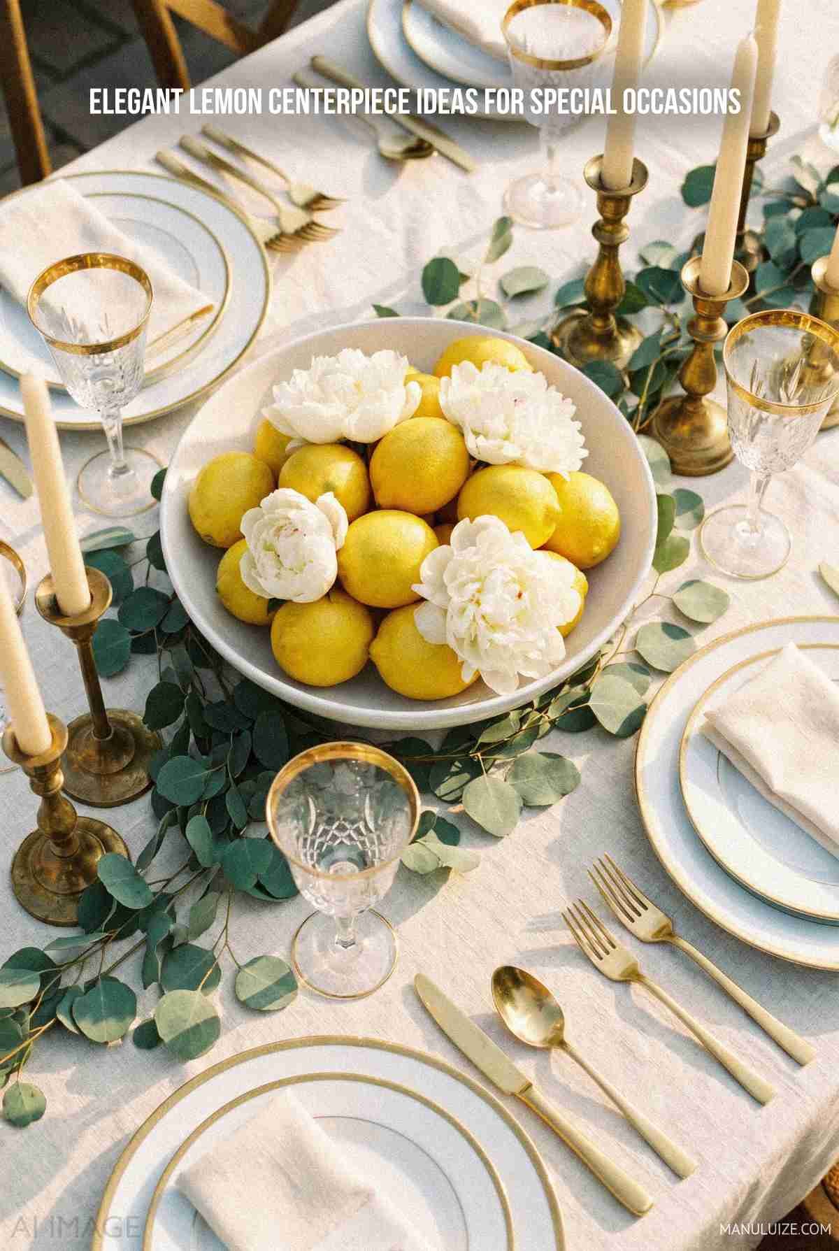 Elegant Lemon Centerpiece Ideas for Special Occasions Elegant Lemon Centerpiece Ideas for Special Occasions