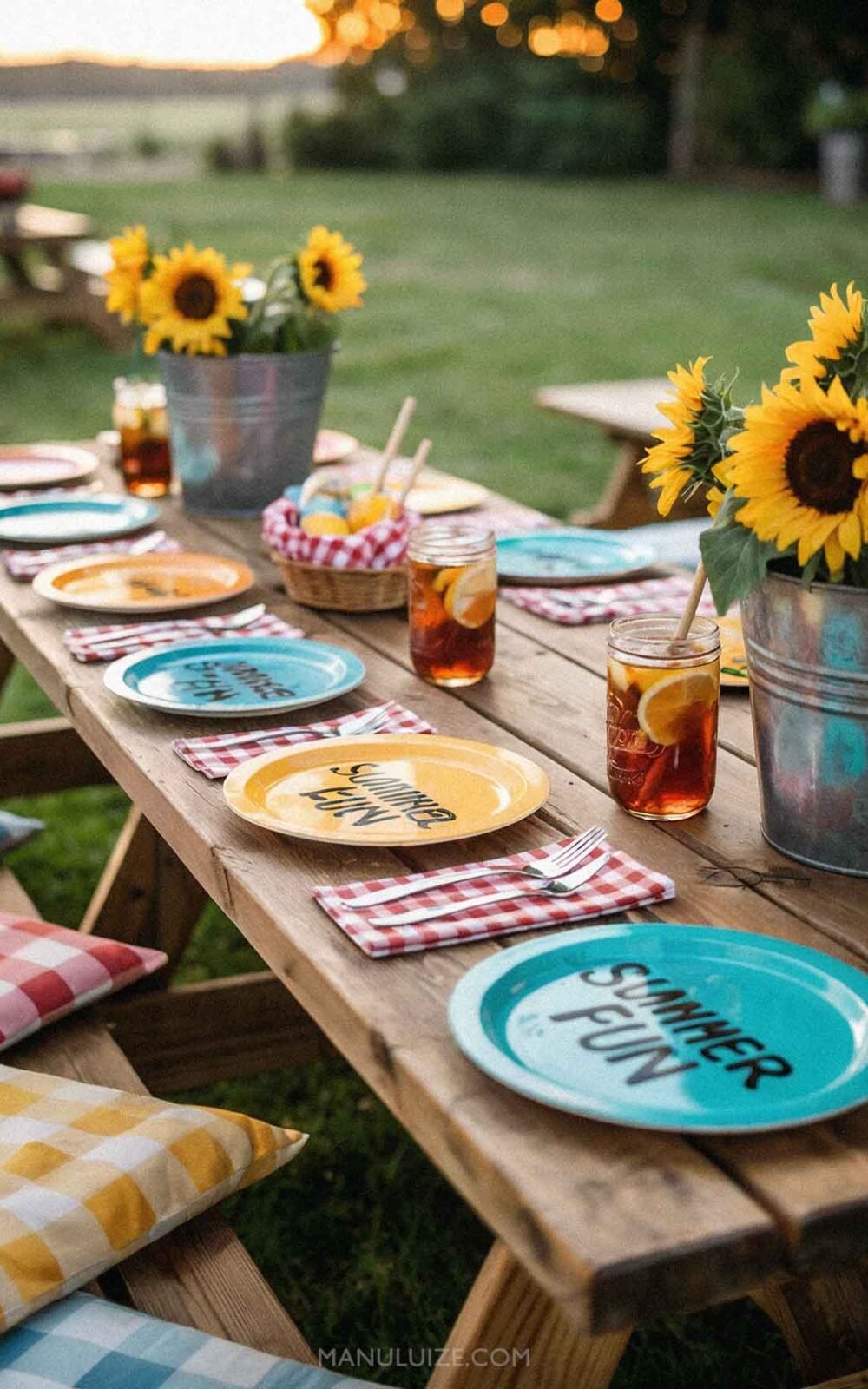 BBQ summer table decor
