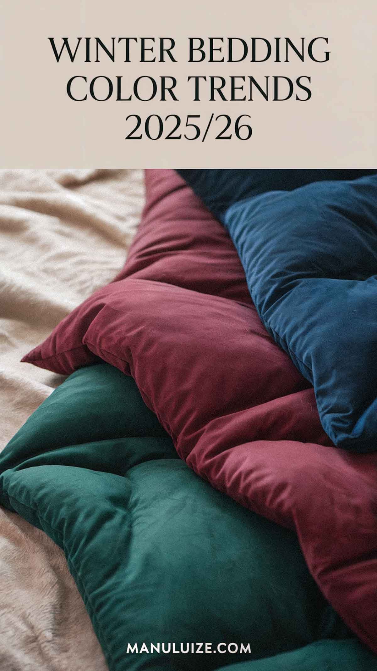 Winter Bedding Color Trends 2025/26 Winter Bedding Color Trends 2025/26