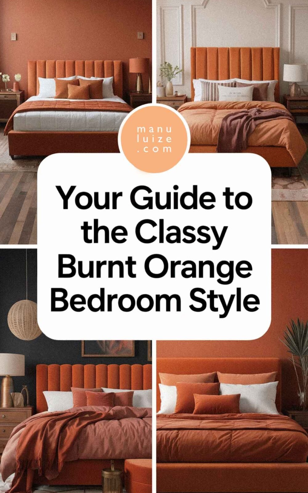 Your Guide to the Chic Burnt Orange Bedroom Style