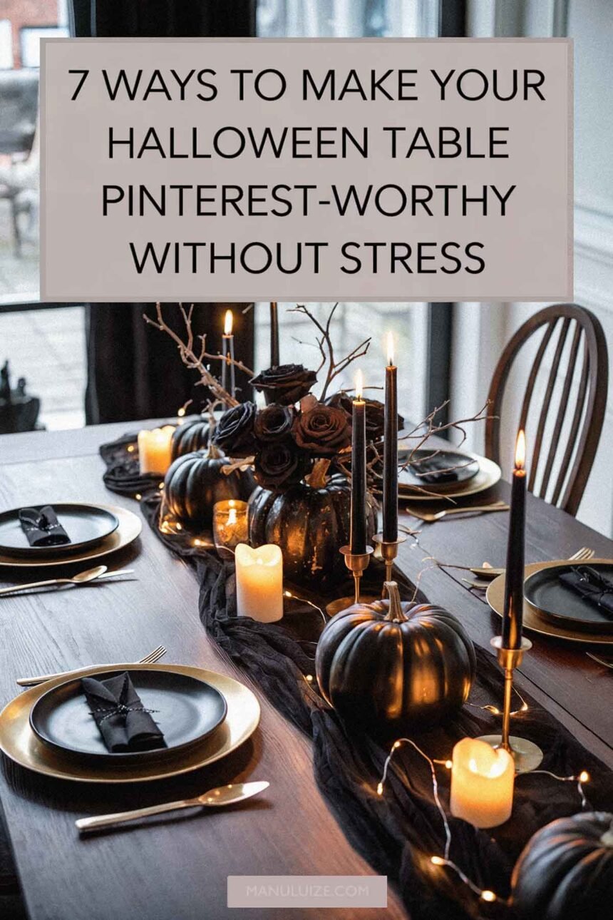 7 Ways to Make Your Halloween Table Pinterest-Worthy Without Stress