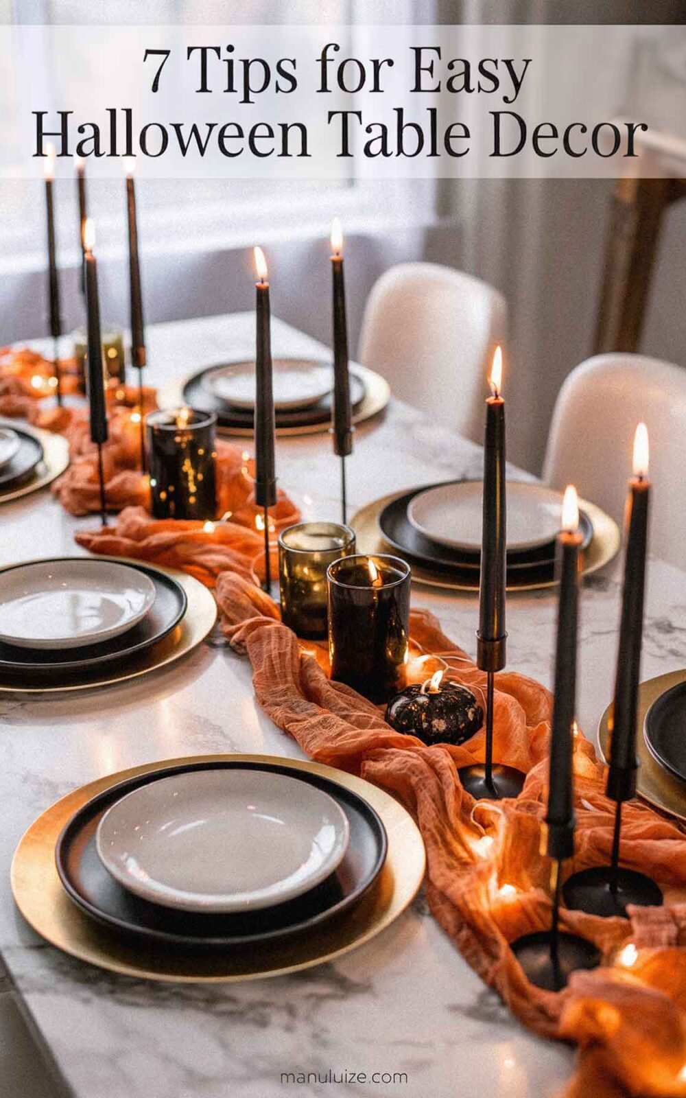 7 Tips for easy Halloween table decor