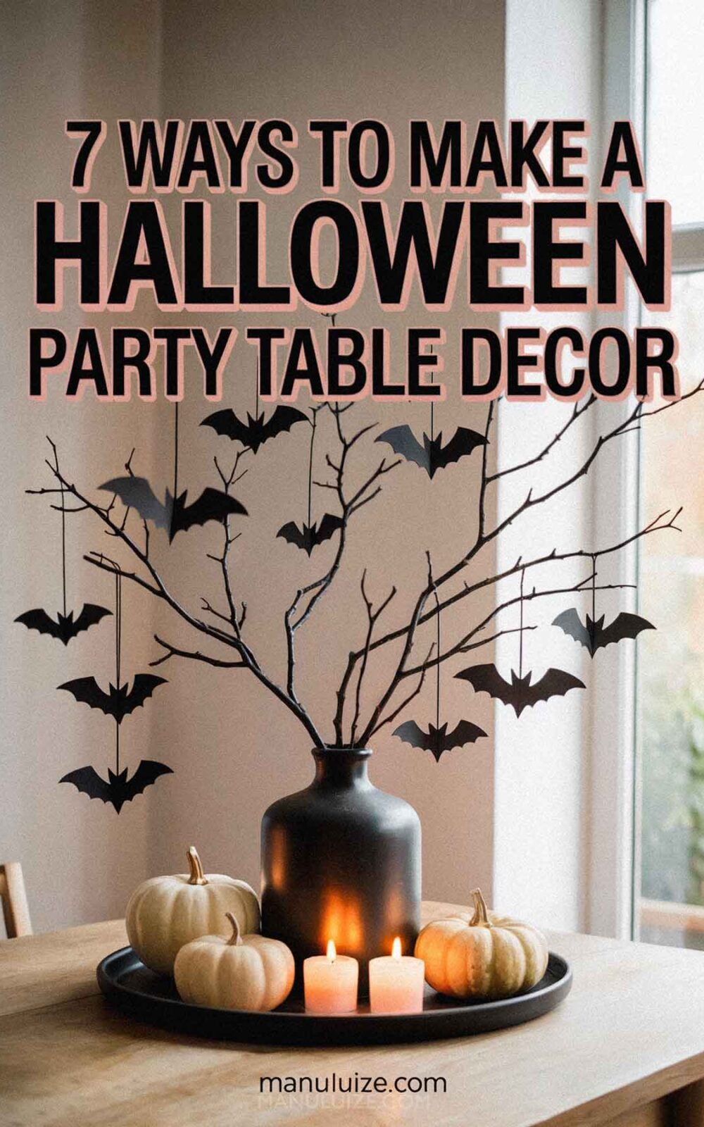 7 ways to make a Halloween table decor