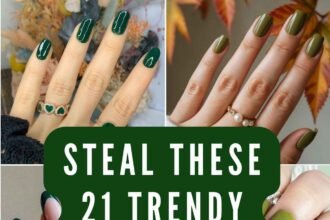 21 Fall Green Nails For 2025