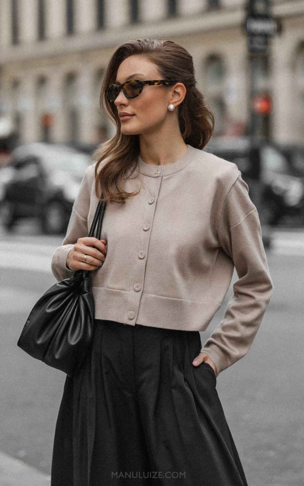 Granny cardigan outfit