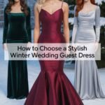 Stylish winter wedding guest dresses ideas