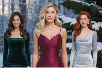 Stylish winter wedding guest dresses ideas