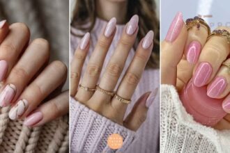 21 Pink winter nails and ideas