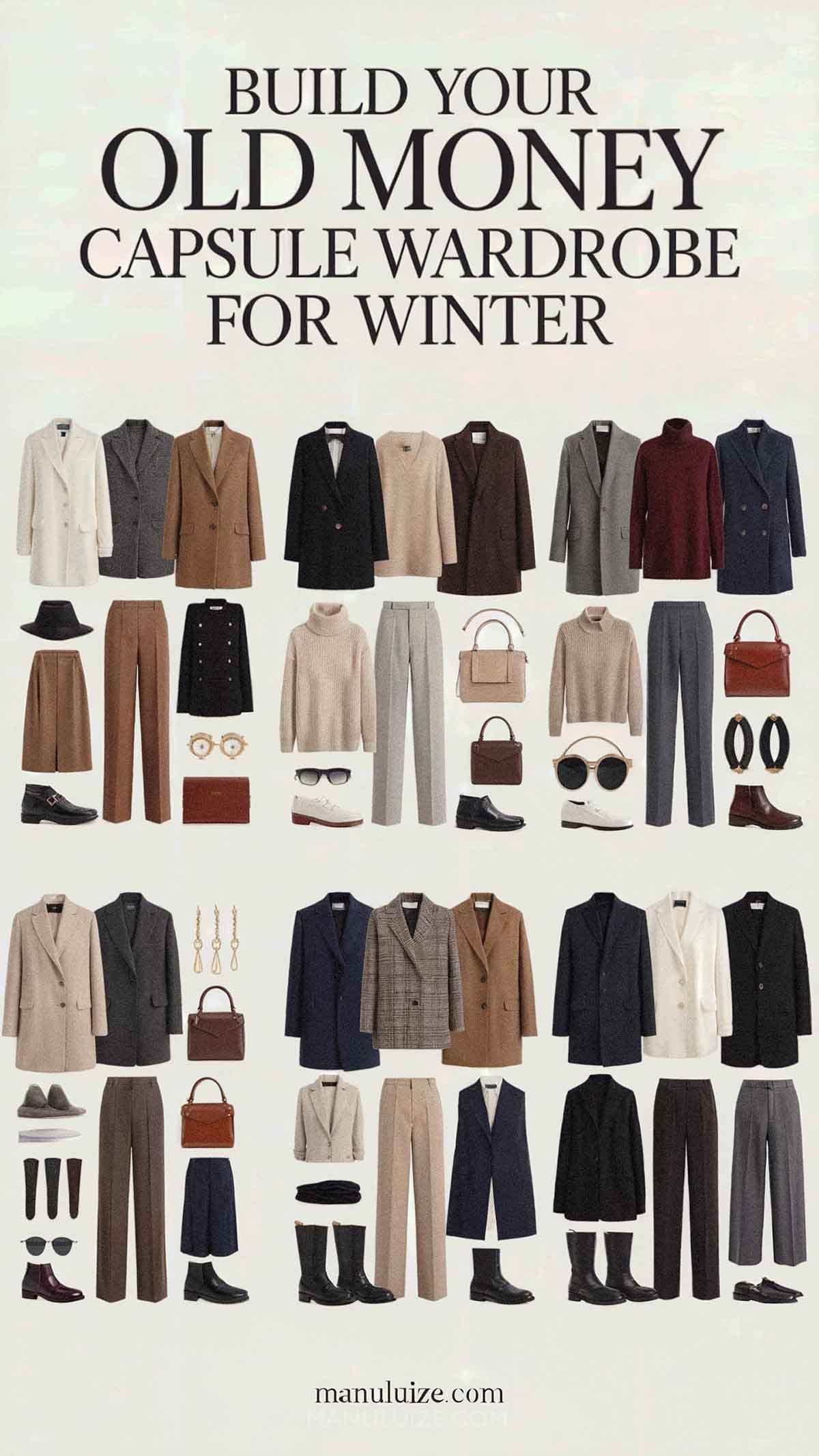 Build Your Old Money Capsule Wardrobe for Winter