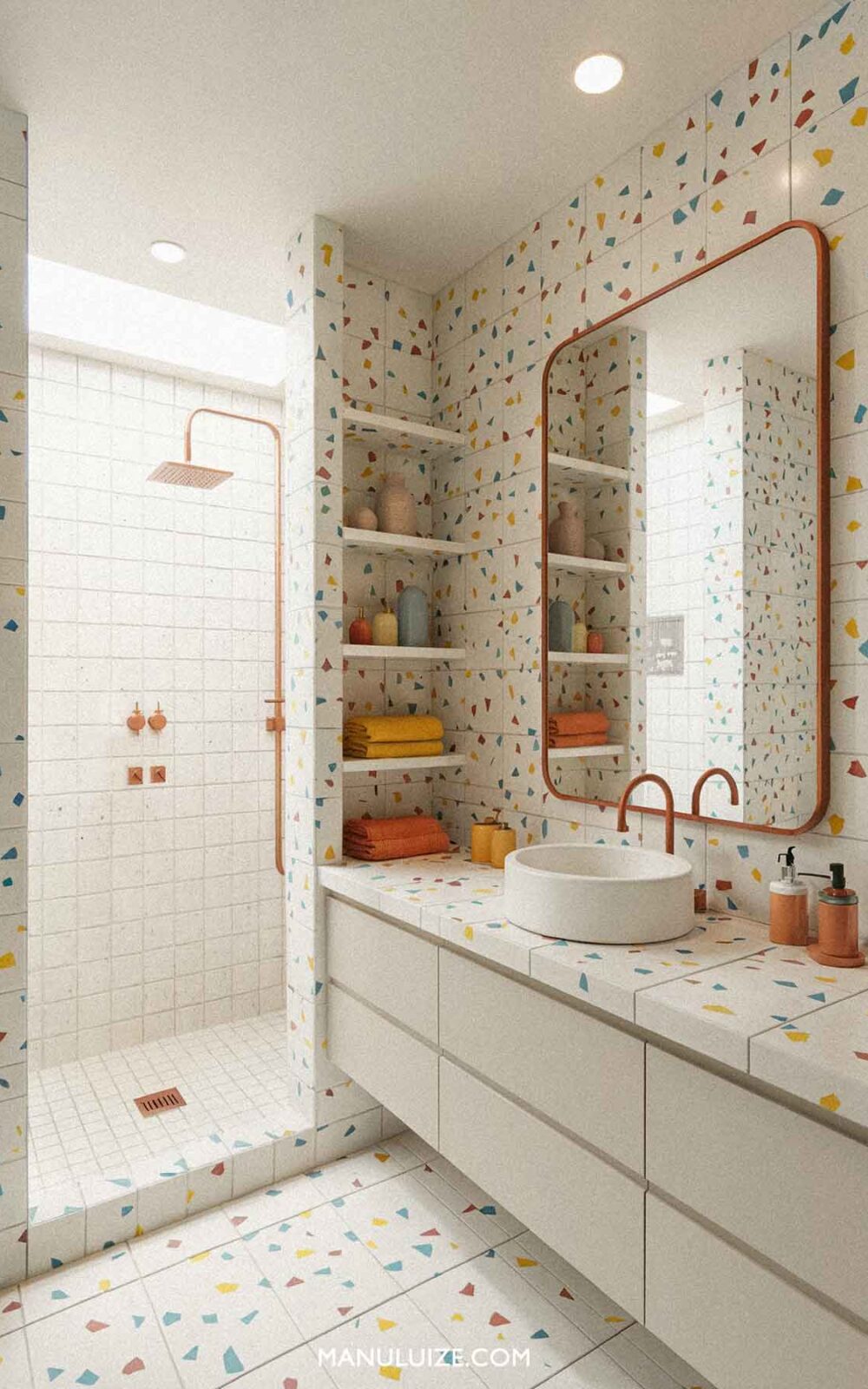 Colorful bathroom decor Colorful bathroom decor