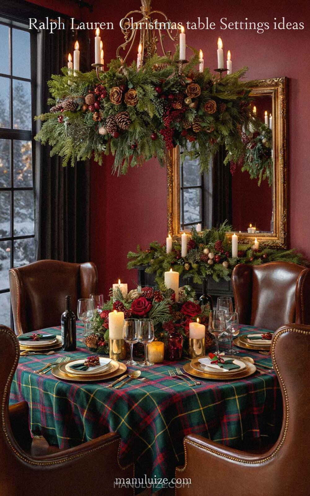 Classy Ralph Lauren Christmas Table Settings Ideas