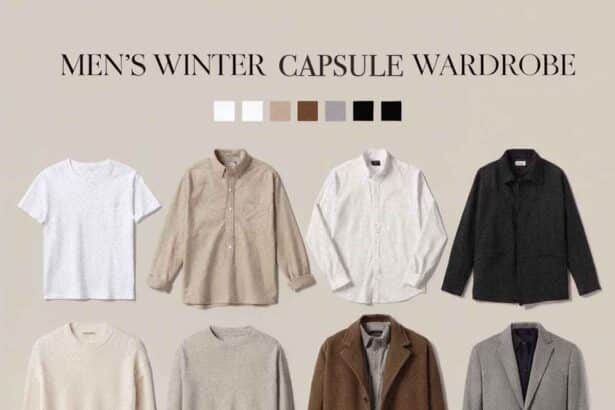 Discover the Men's winter capsule wardrobe