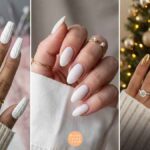 17 Classy white xmas nails ideas