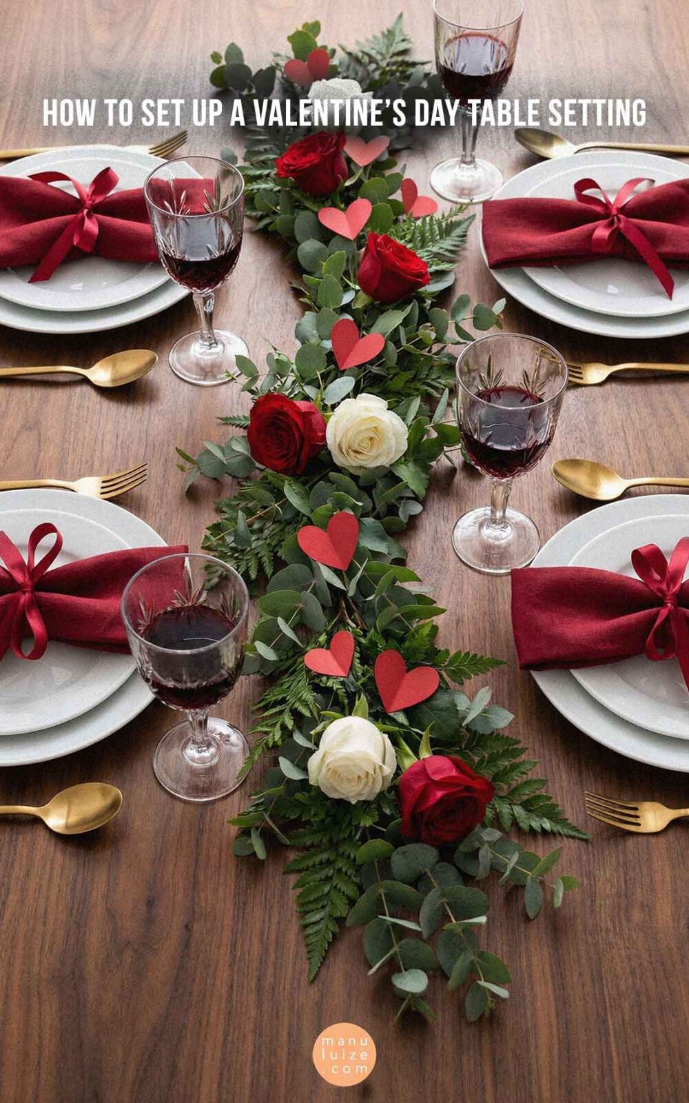 How to Set Up a Valentine’s Day Table Setting