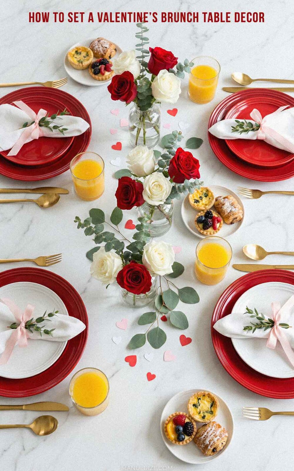 Valentines Brunch Table Decor Valentines Brunch Table Decor