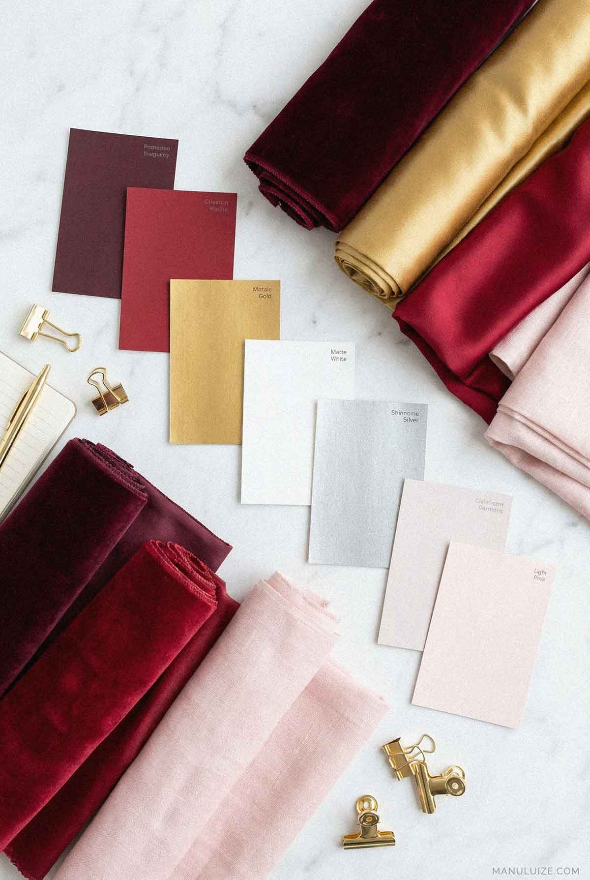 Valentine's day color palette