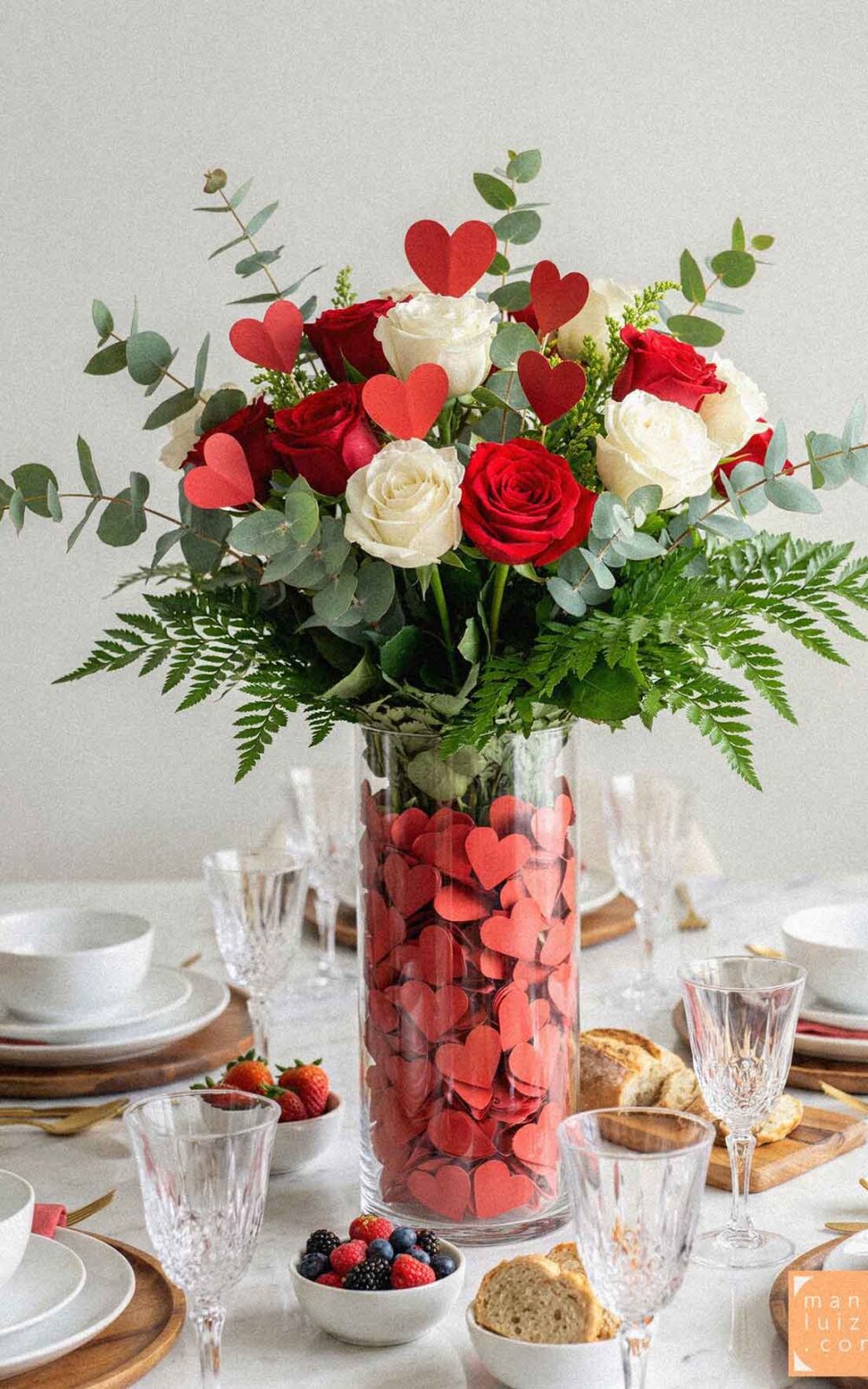 Valentine's day centerpiece idea