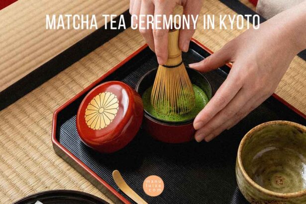 Matcha tea ceremony in Japan, Kyoto