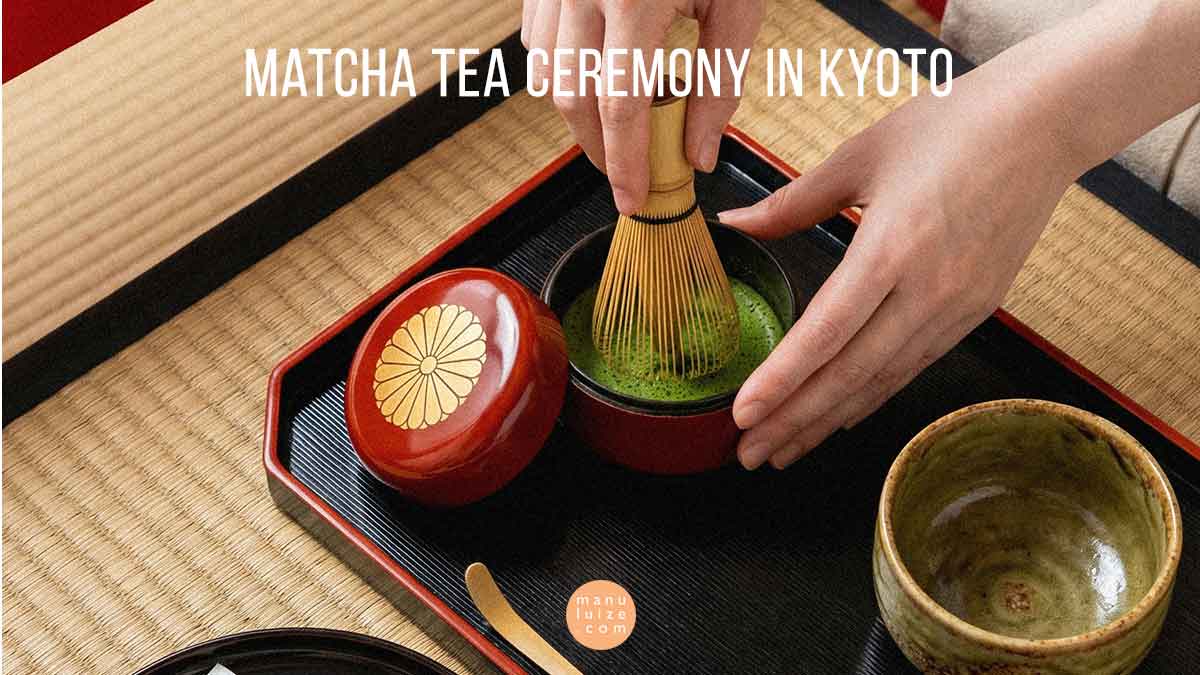 Matcha tea ceremony in Japan, Kyoto