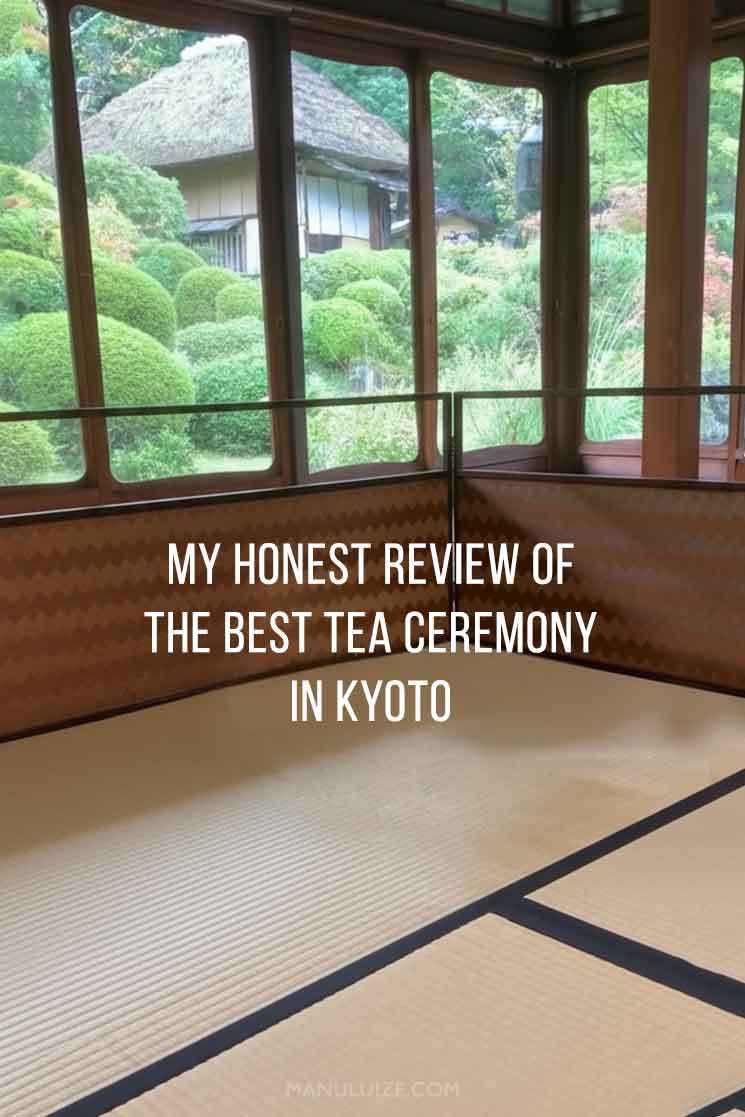 Tea matcha ceremony in Kyoto