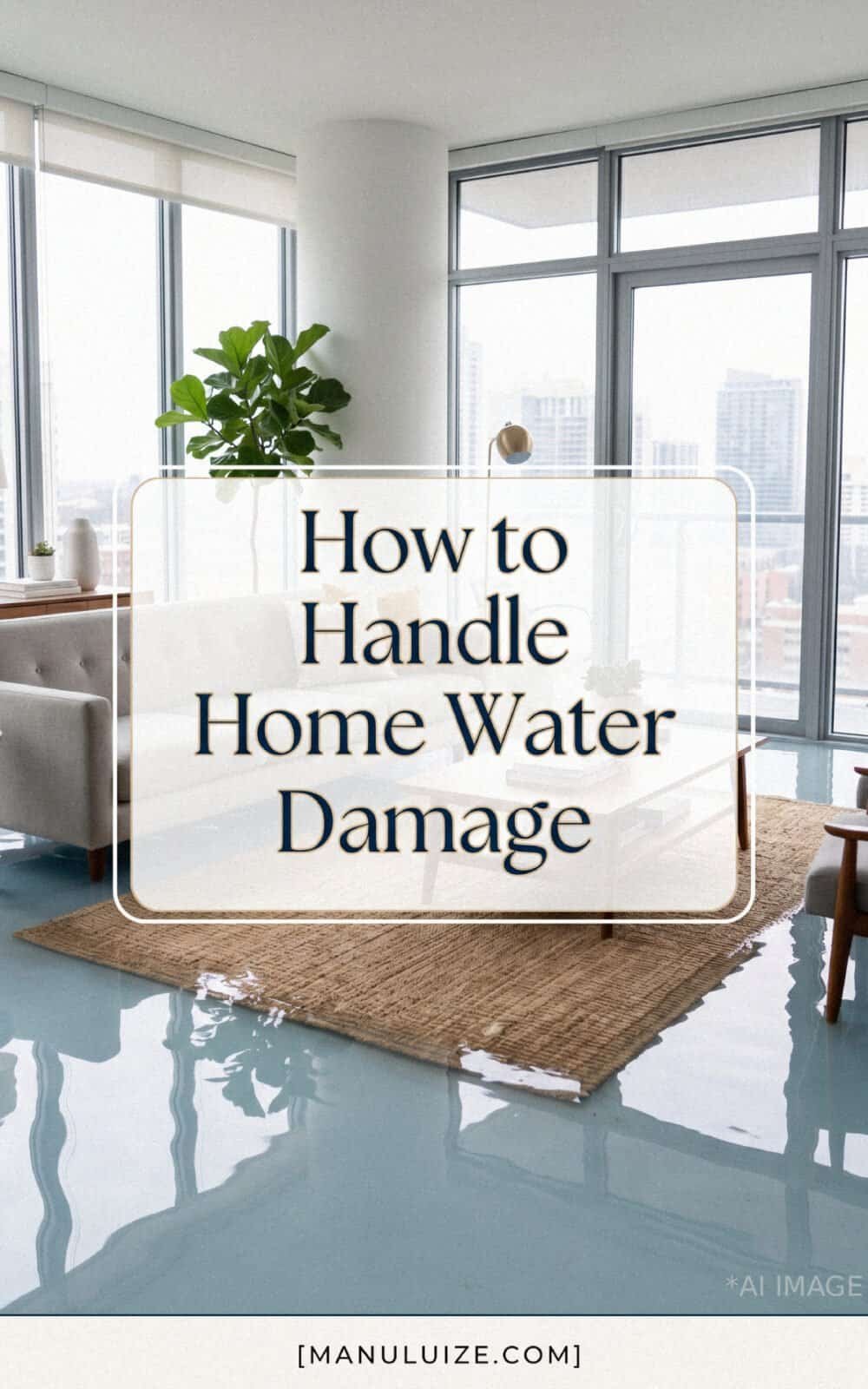 how to handle water damage