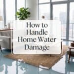 how to handle water damage