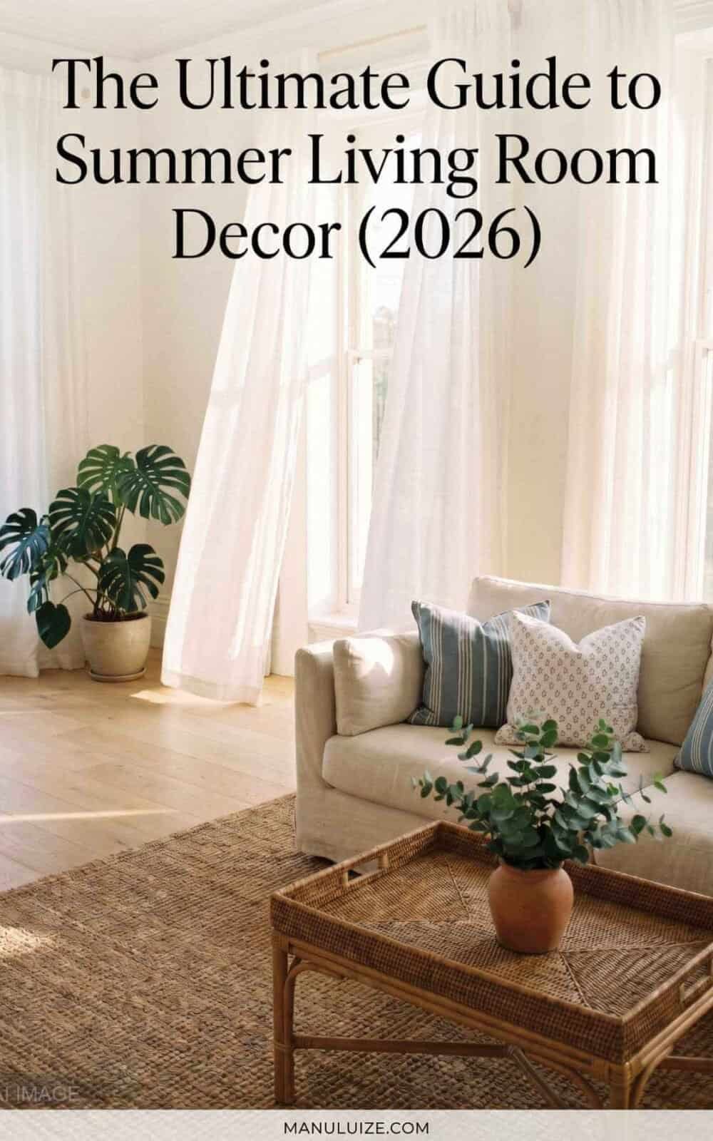 The Ultimate Guide to Summer Living Room Decor (2026)