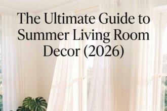 The Ultimate Guide to Summer Living Room Decor (2026)