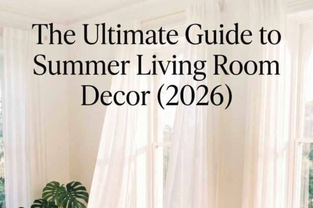 The Ultimate Guide to Summer Living Room Decor (2026)