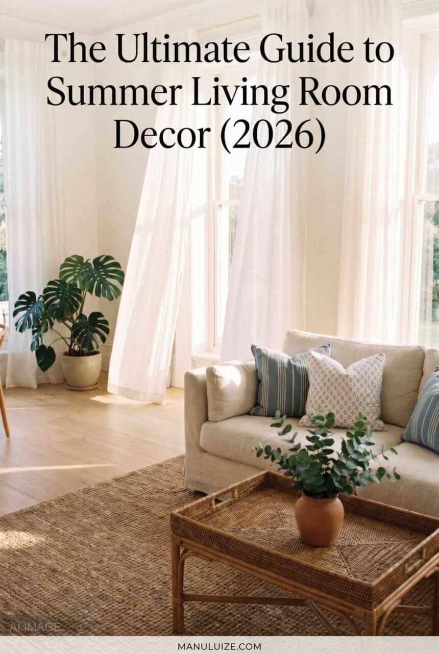 The Ultimate Guide to Summer Living Room Decor (2026)