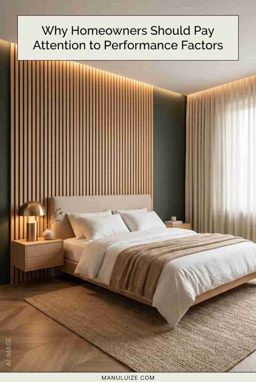 Why Homeowners Should Pay Attention to Performance Factors - modern bedroom decor