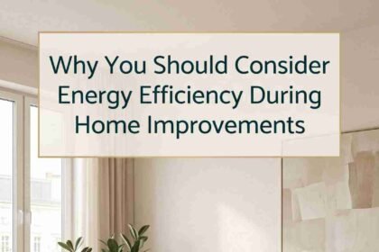 Why You Should Consider Energy Efficiency During Home Improvements