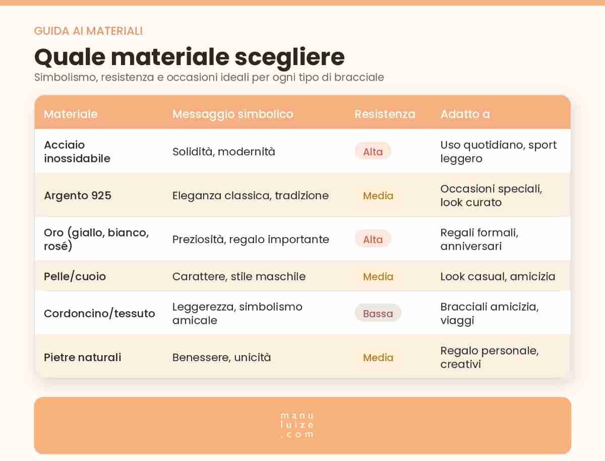 tabella materiali tabella materiali
