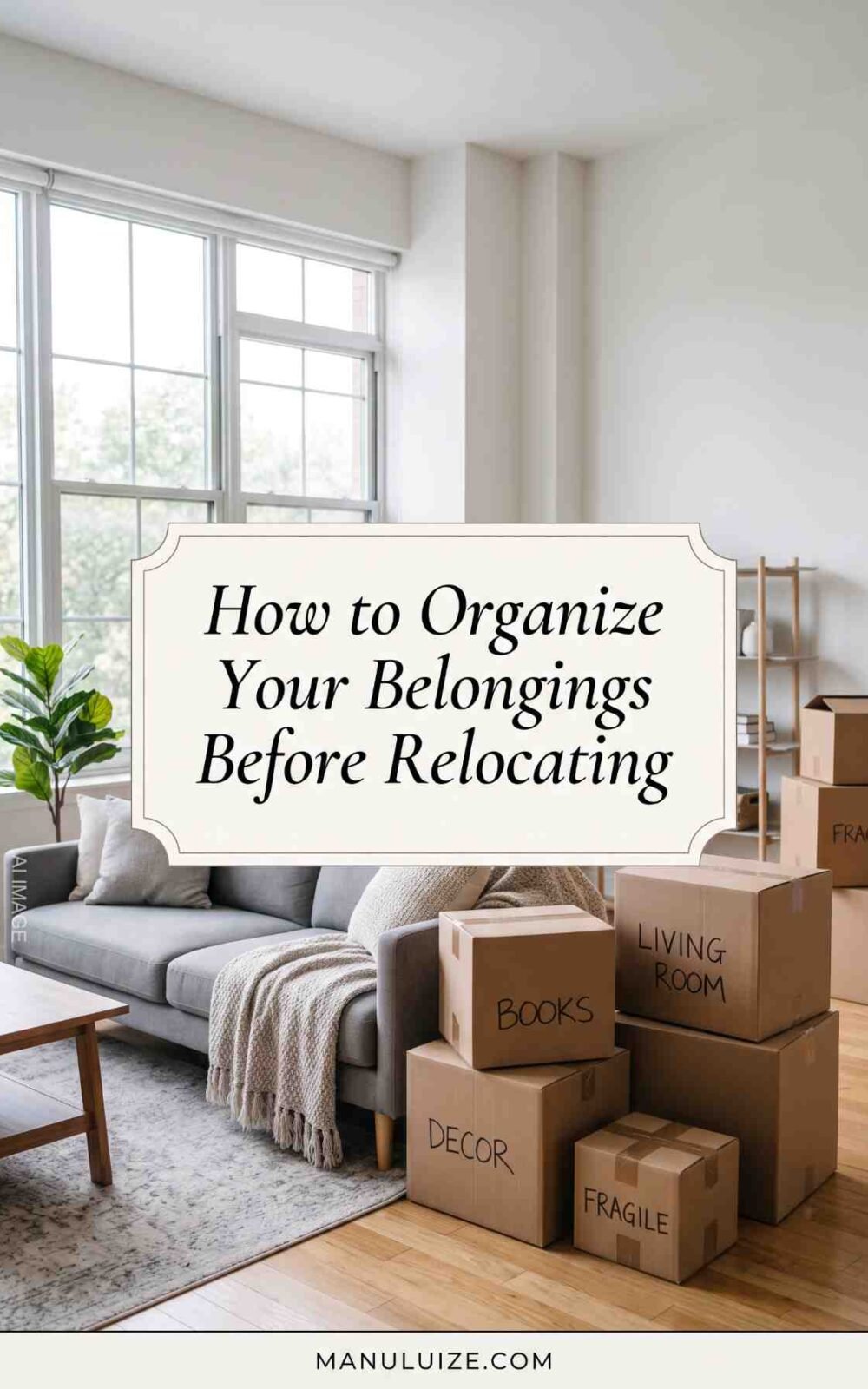 tips to organize moving out