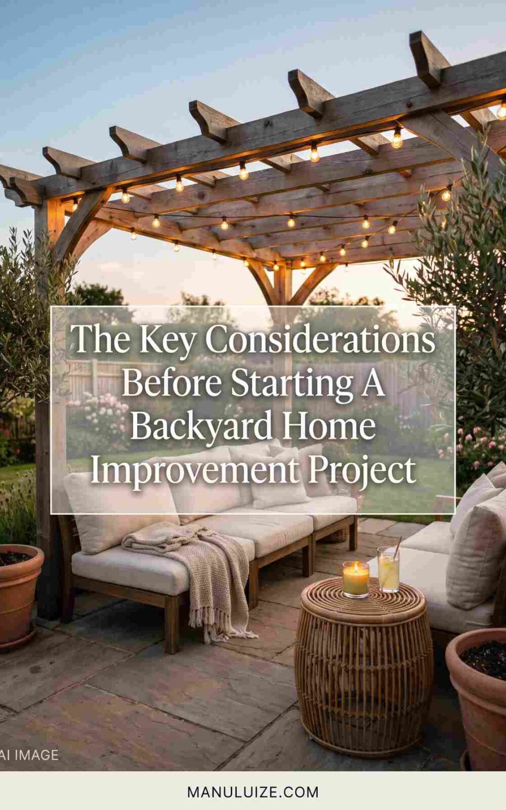 Backyard project tips