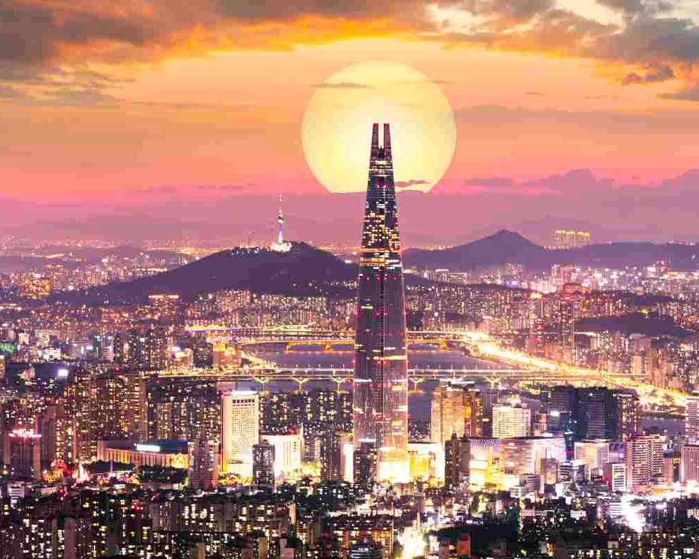 Sunset of Seoul - South Korea 