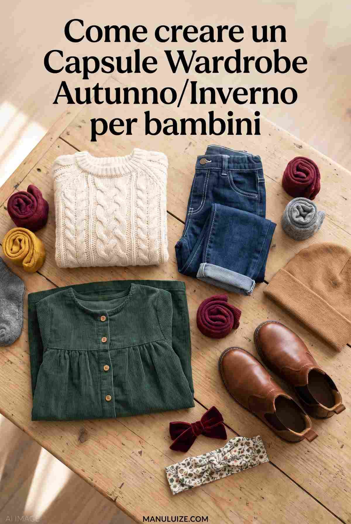 capsule wardrobe per bambini