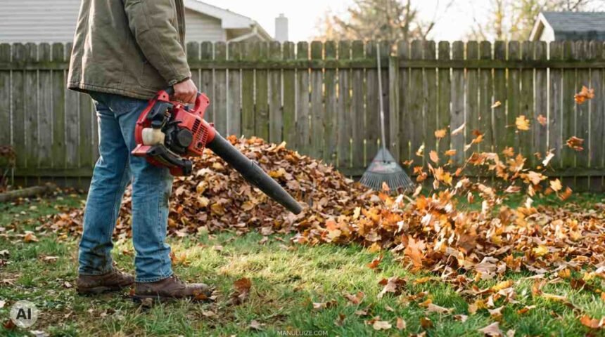 Gas Leaf Blower Uses for Clearing Leaves, Grass Clippings, and Yard Debris