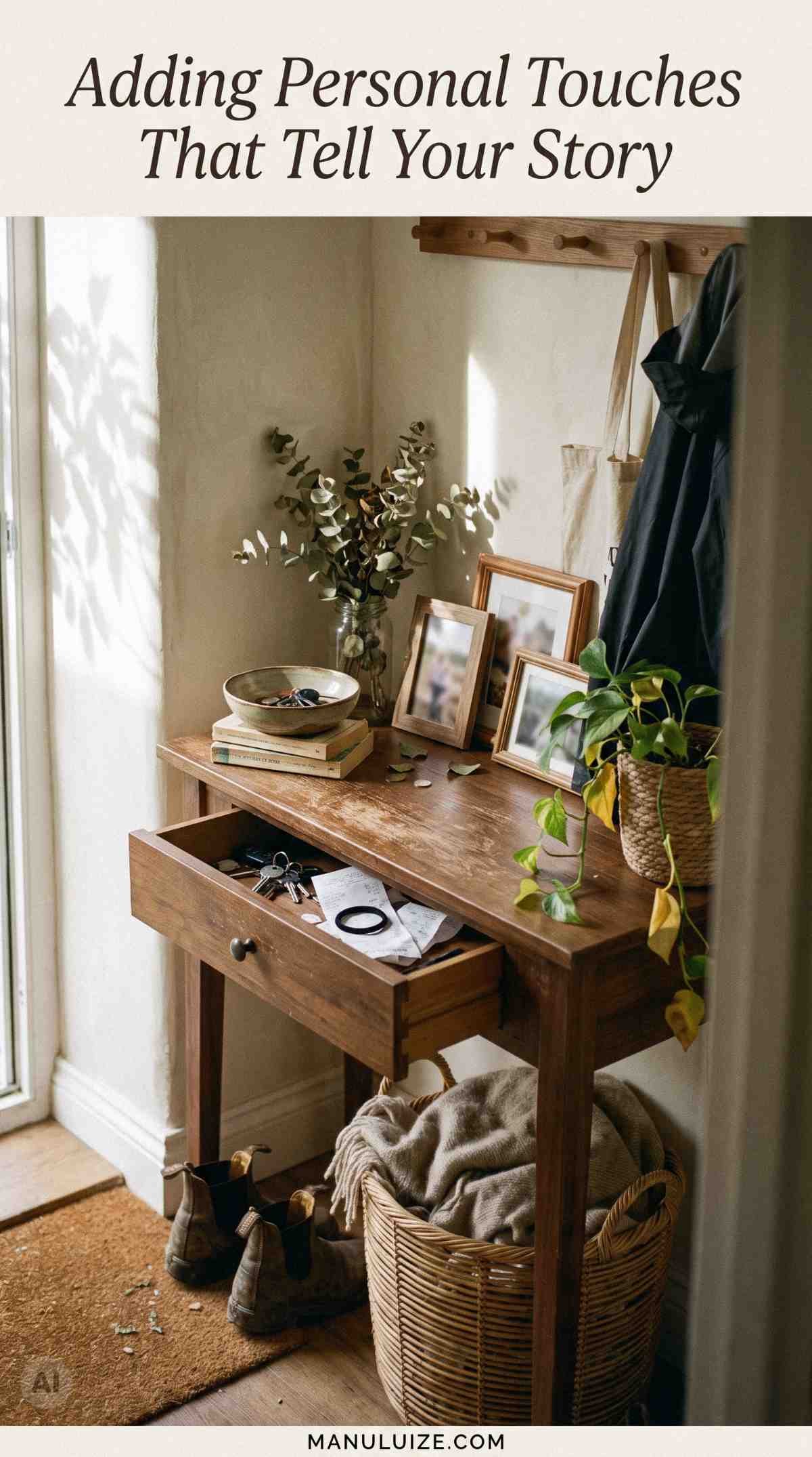 home personal touches - plants on the entryway home personal touches - plants on the entryway