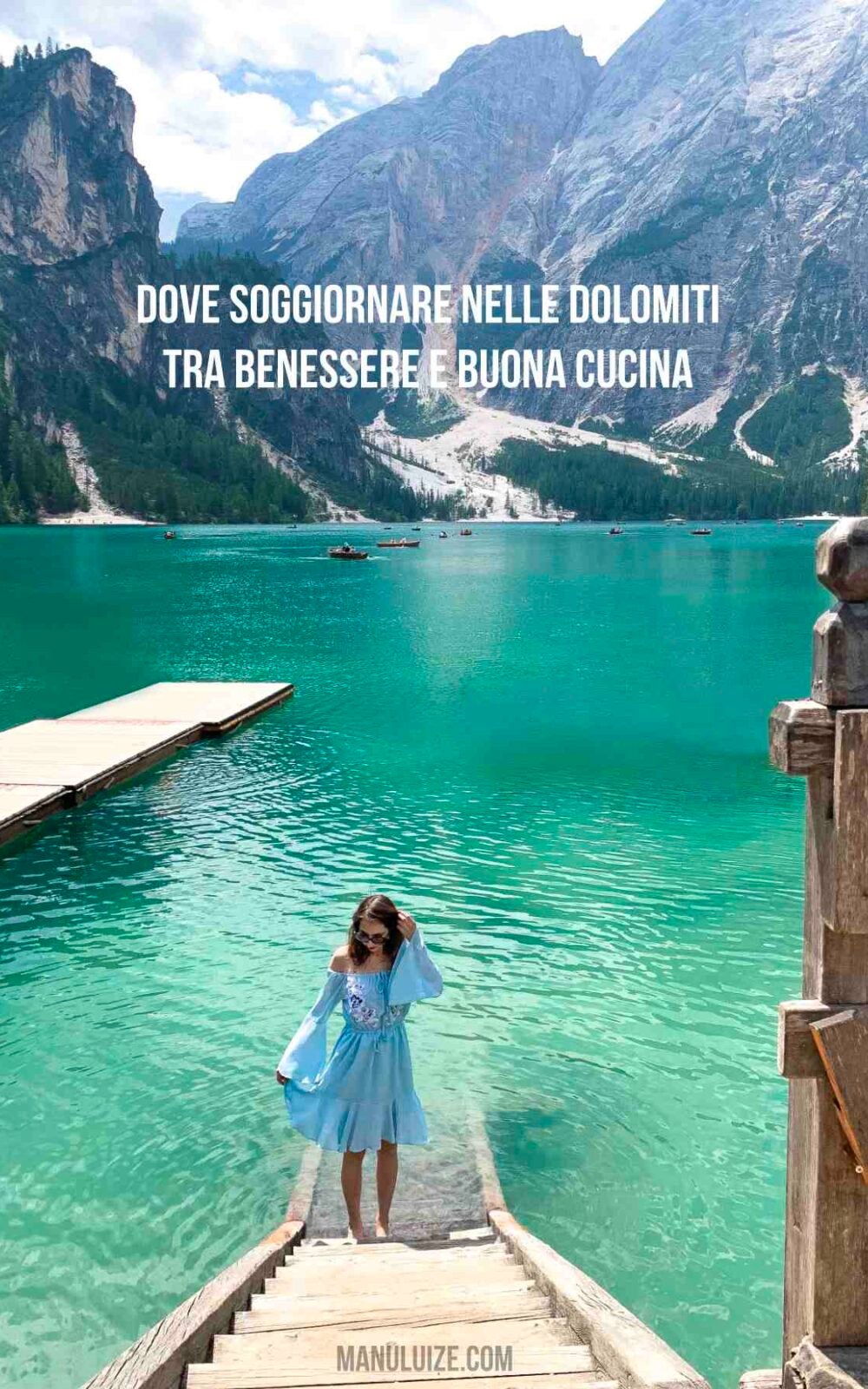 Manu Luize al Lago di Braies - Dolomiti